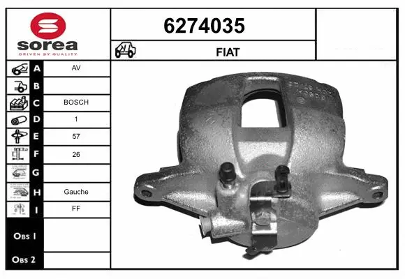 Brake Caliper (6274035)