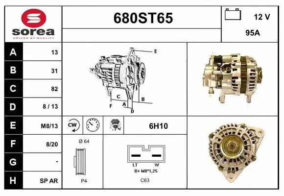 Alternator (680ST65)