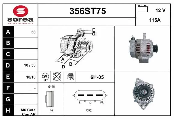 Alternator (356ST75)