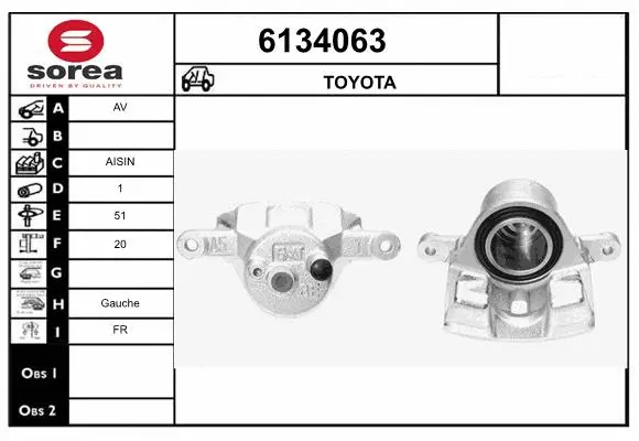 Brake Caliper (6134063)