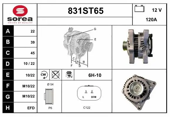Alternator (831ST65)