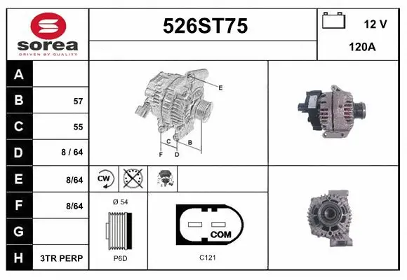 Alternator (526ST75)