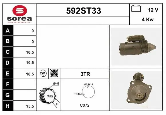 Starter (592ST33)
