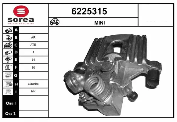 Brake Caliper (6225315)