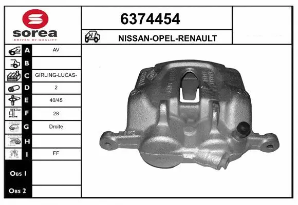 Brake Caliper (6374454)