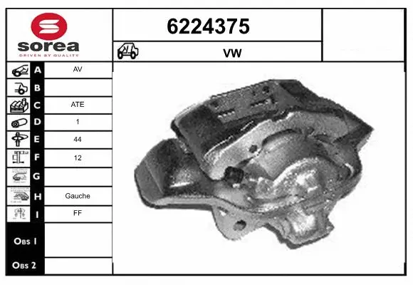 Brake Caliper (6224375)