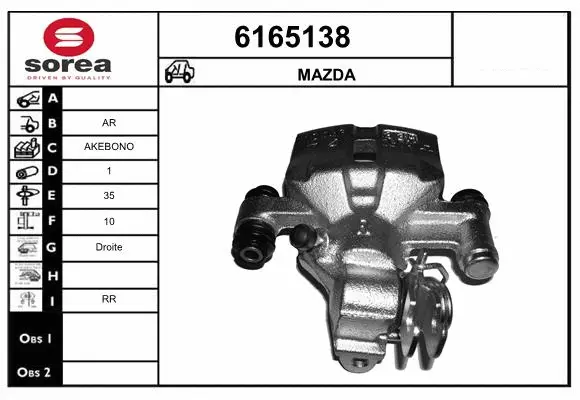 Brake Caliper (6165138)