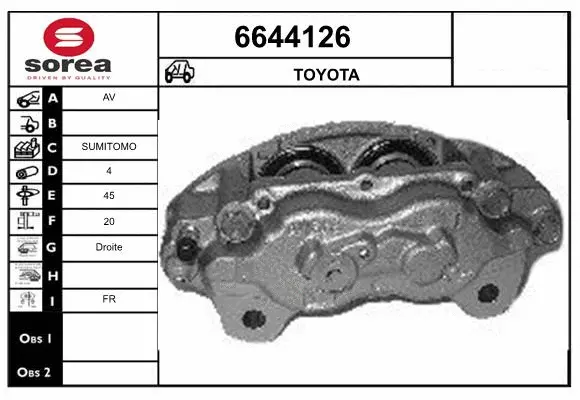 Brake Caliper (6644126)