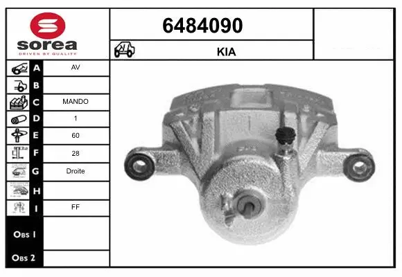 Brake Caliper (6484090)
