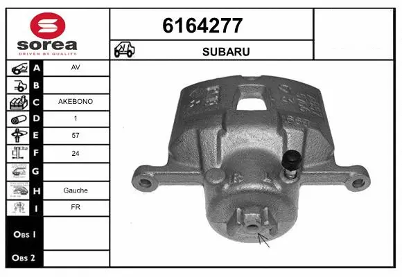 Brake Caliper (6164277)