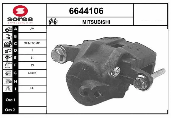 Brake Caliper (6644106)