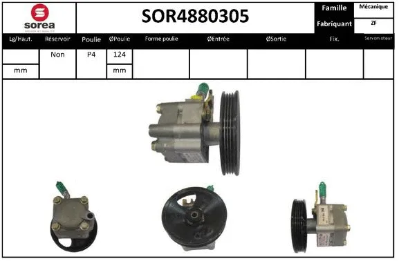 Hydraulic Pump, steering (SOR4880305)