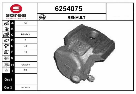 Brake Caliper (6254075)