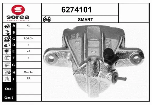 Brake Caliper (6274101)