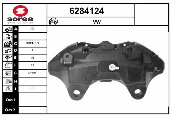 Brake Caliper (6284124)