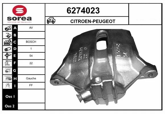 Brake Caliper (6274023)