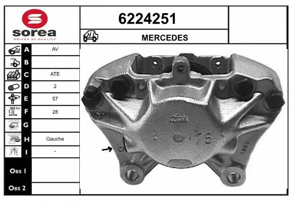 Brake Caliper (6224251)