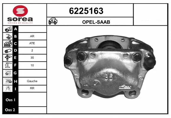 Brake Caliper (6225163)