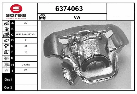 Brake Caliper (6374063)