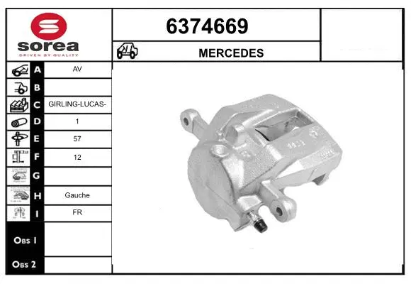 Brake Caliper (6374669)