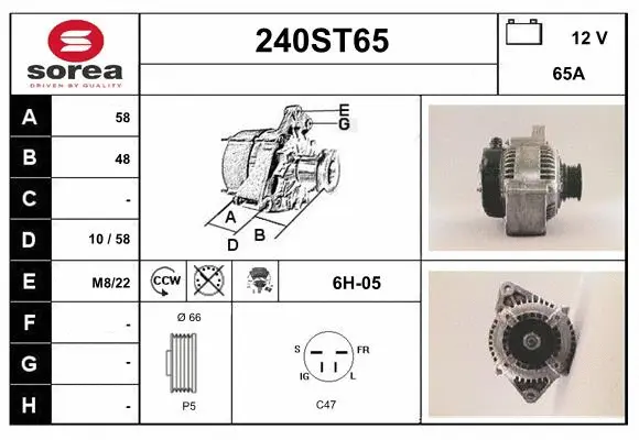 Alternator (240ST65)