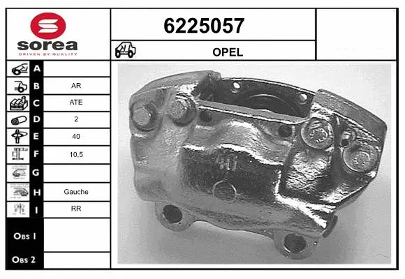 Brake Caliper (6225057)