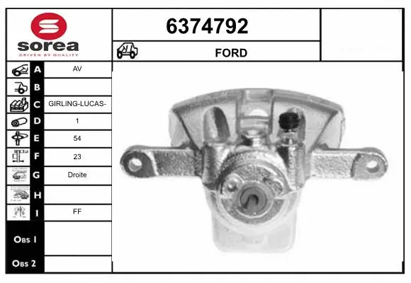 Brake Caliper (6374792)