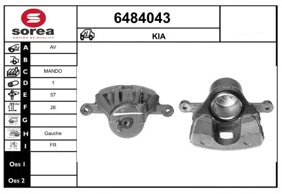 Brake Caliper (6484043)