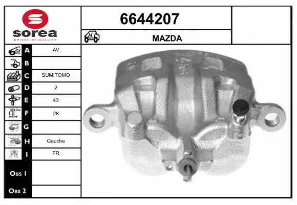 Brake Caliper (6644207)