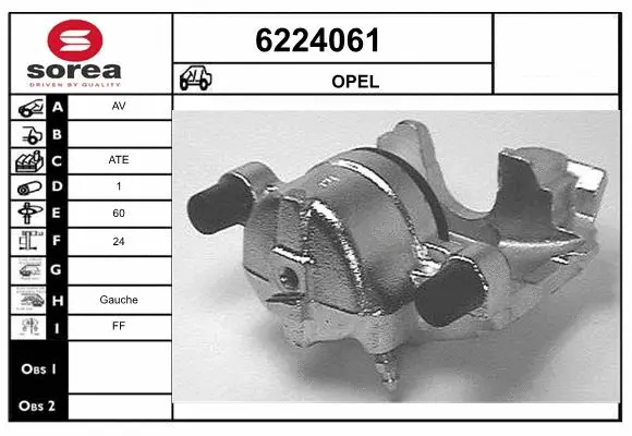 Brake Caliper (6224061)