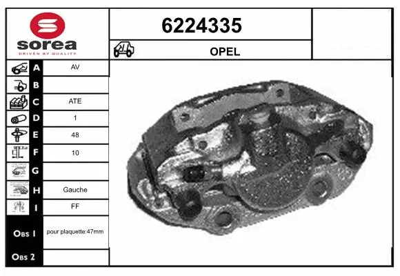 Brake Caliper (6224335)