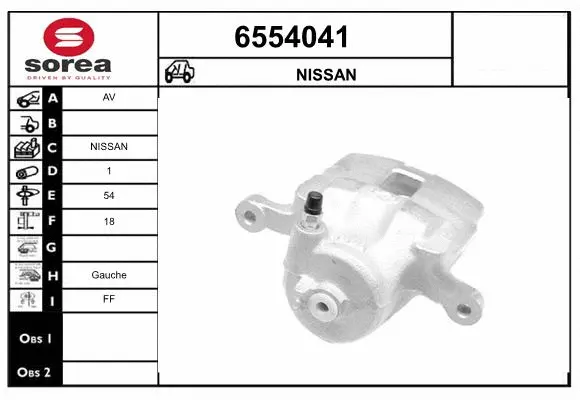 Brake Caliper (6554041)