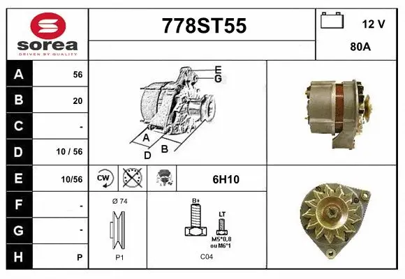 Alternator (778ST55)