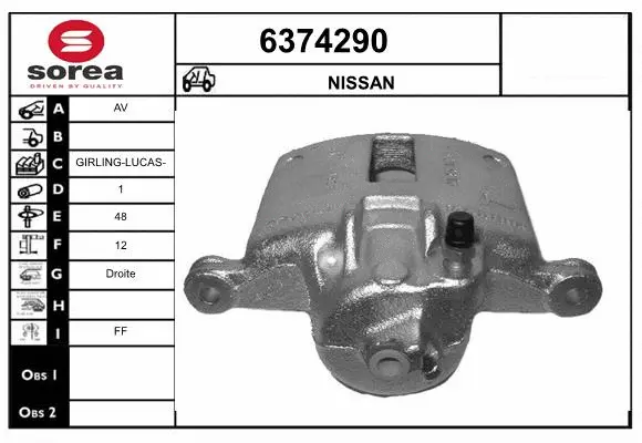 Brake Caliper (6374290)