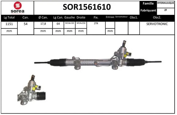 Steering Gear (SOR1561610)