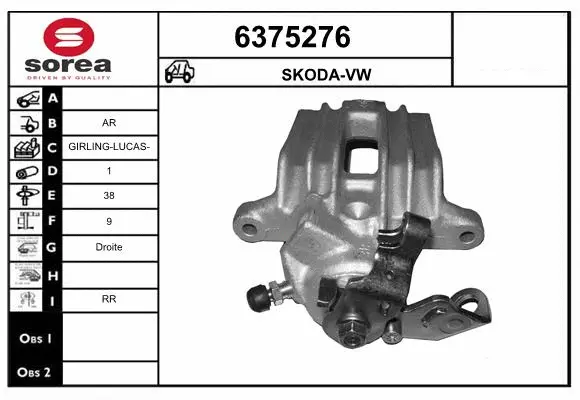 Brake Caliper (6375276)