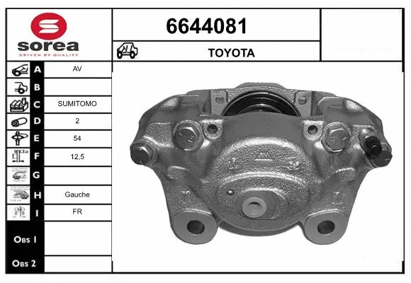 Brake Caliper (6644081)