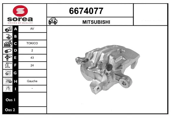 Brake Caliper (6674077)