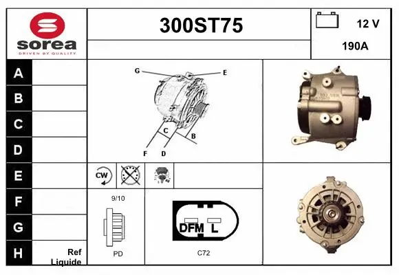 Alternator (300ST75)