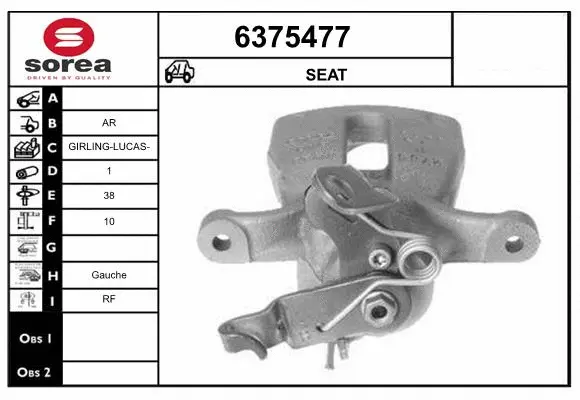 Brake Caliper (6375477)