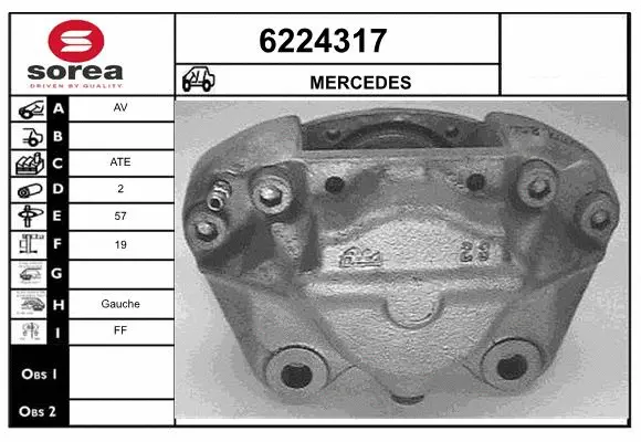 Brake Caliper (6224317)