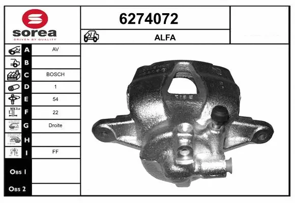 Brake Caliper (6274072)