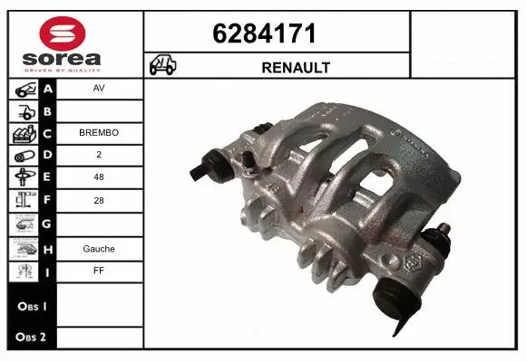 Brake Caliper (6284171)