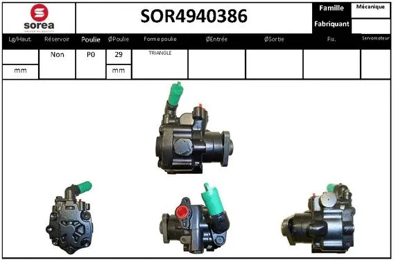 Hydraulic Pump, steering (SOR4940386)