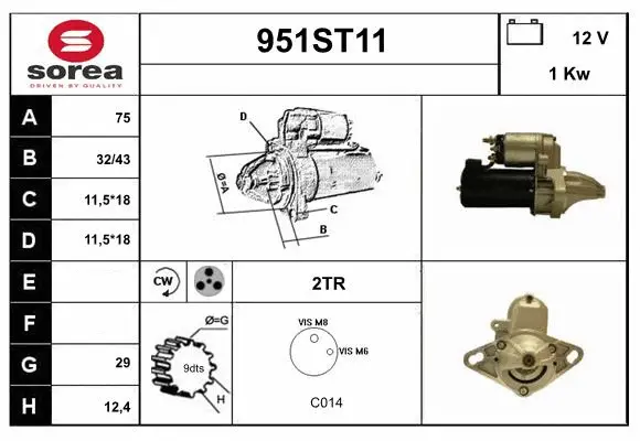 Starter (951ST11)