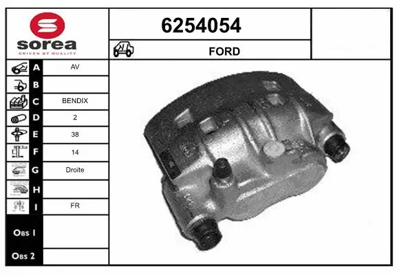Brake Caliper (6254054)