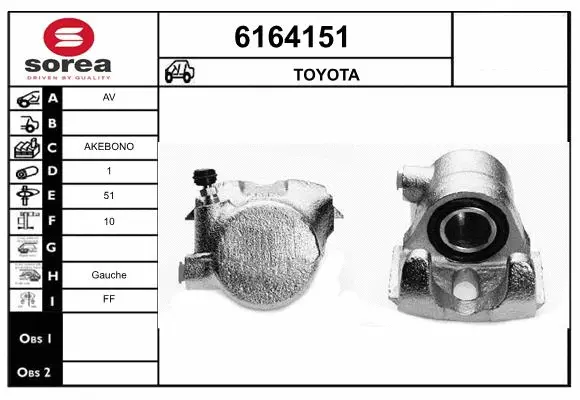 Brake Caliper (6164151)