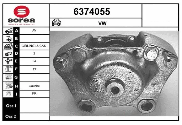 Brake Caliper (6374055)