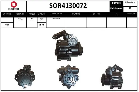 Hydraulic Pump, steering (SOR4130072)