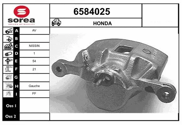 Brake Caliper (6584025)